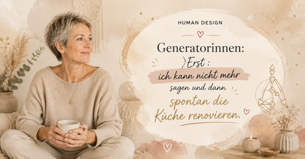 Die Generatoren Frau im Human Design.