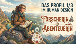 Profil 1/3 im Human Design. Forscher und Abenteurer