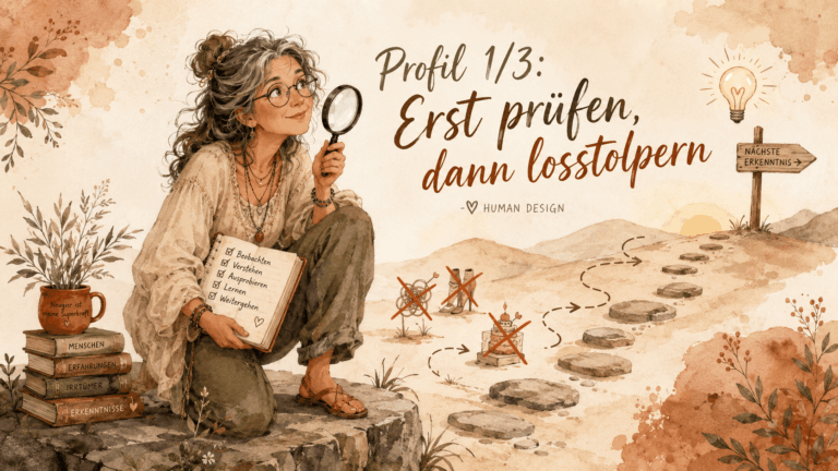 1/3 Profil: Erst denken, dann stolpern