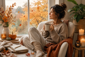 Auszeit nehmen im Herbst. Human Design. Frau 40+