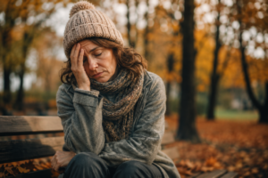 Depression im Herbst. Human Design. Frau 40+