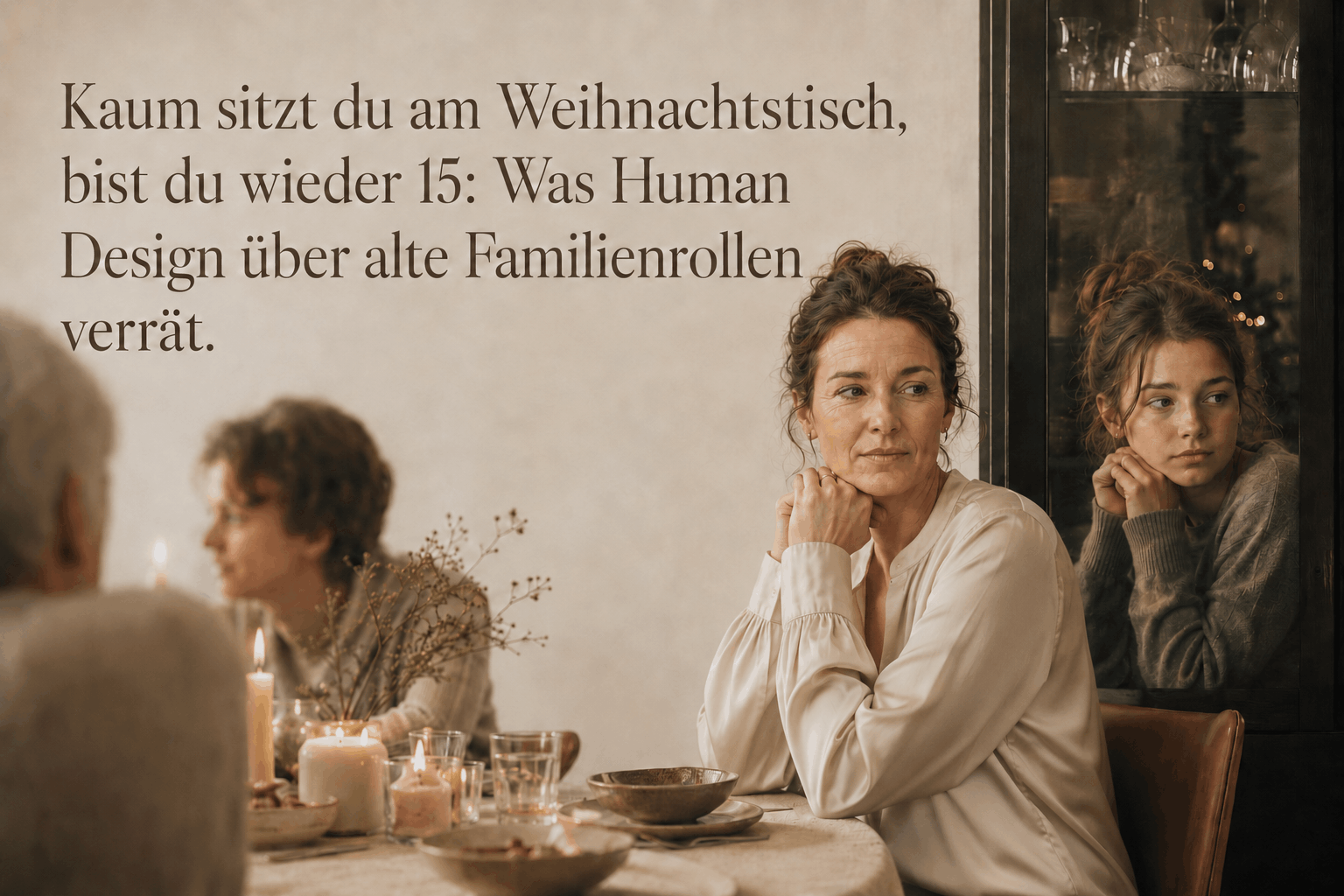 Am Weihnachtstisch plötzlich wieder 15: Was Human Design über Familienrollen verrät